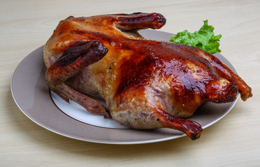 Roasted duck