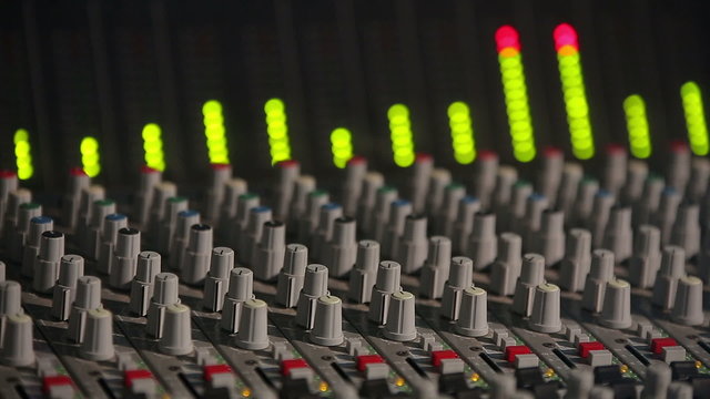 Professional Studio Equipment with Sound Controller and