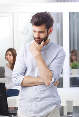 Young businessman portrait