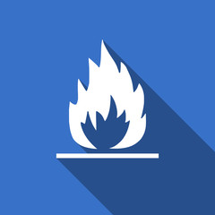 flame flat icon