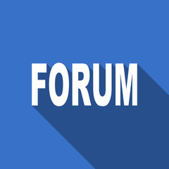 forum flat icon