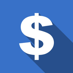 dollar flat icon us dollar sign