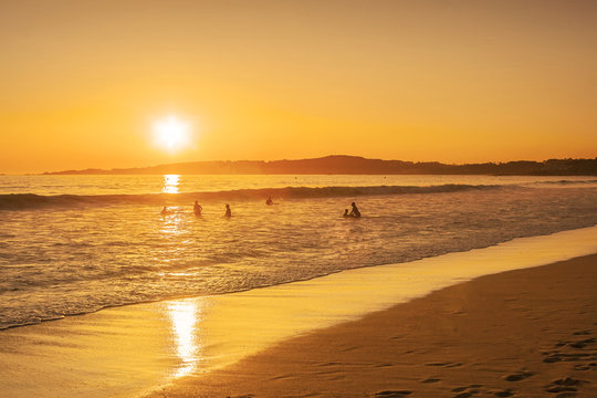 Sunset on Lanzada beach