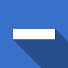 minus flat icon