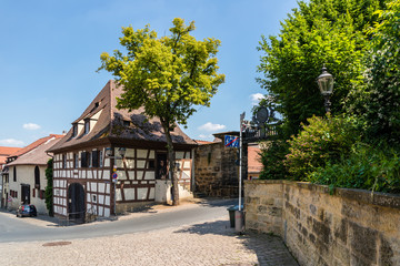 Fachwerkhaus am Eisernen Tor in Bamberg