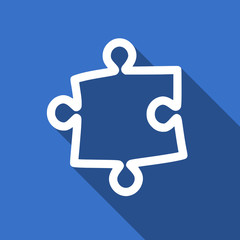 Obraz premium puzzle flat icon