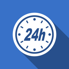 24h flat icon