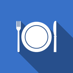 eat flat icon restaurant symbol