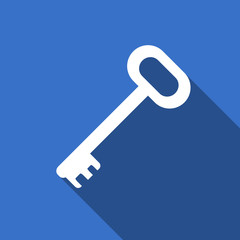 key flat icon secure symbol