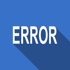 error flat icon