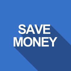 save money flat icon