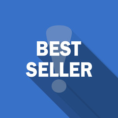 best seller flat icon