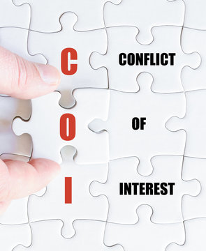 Last puzzle piece with Business Acronym COI