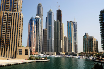 Skyscrapers of Dubai Marina
