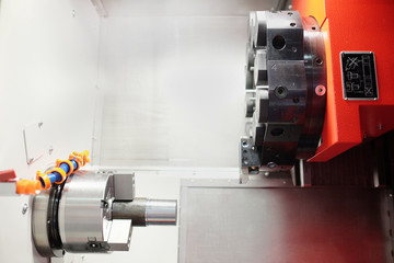 The image of metal-working machine