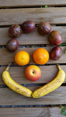 Fruit Smiley face