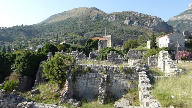 Stari Bar ruins in Montenegro