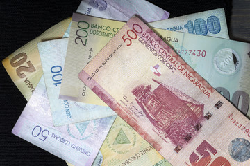 nicaraguan cordoba bills