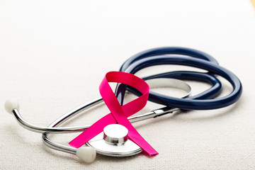 Breast cancer awareness concept.