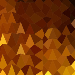 Burnt Umber Brown Abstract Low Polygon Background