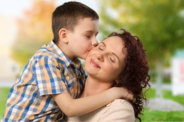 Fototapeta premium Mother, Child, Family.