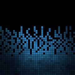 abstract square pixel mosaic background