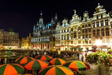 Crédence de cuisine en verre imprimé Bruxelles The Grand Place in Brussels
