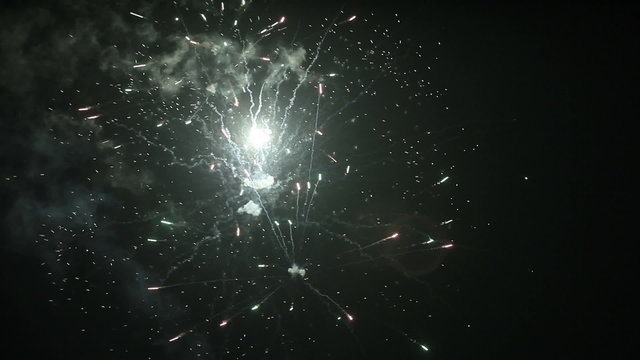 Multiple fireworks explosion