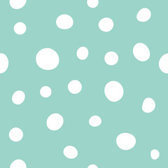 Seamless simple dots pattern, vector background.