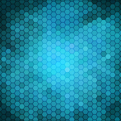 abstract geometric hexagon background