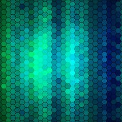 abstract geometric hexagon background