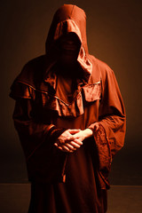 mysterious Catholic monk.