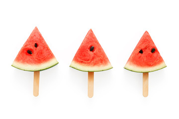 watermelon popsicle yummy fresh summer fruit sweet dessert