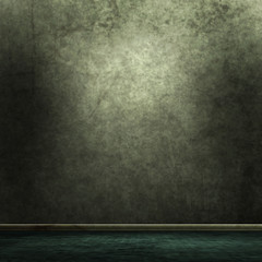 grunge empty room interior