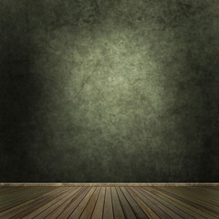 grunge empty room interior