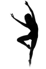 Foto auf Acrylglas Tanzschule Woman performing a dance