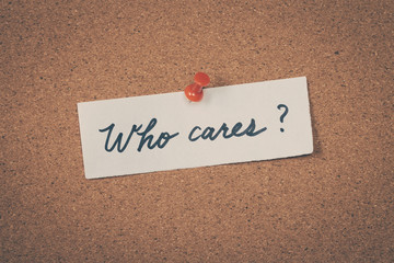 who cares