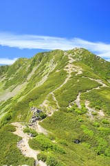 Fototapeta premium Southern Alps Mt. Senjougatake, Yamanashi, Japan