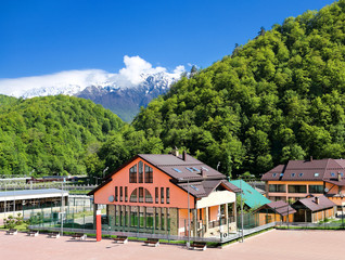 Buildings on square