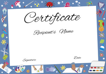 Art Workshop Certificate