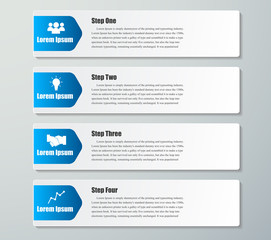 Design clean number banners template.graphic or website layout.