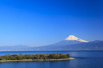 Foto op Plexiglas Osezaki and Mt. Fuji seen from Nishiizu, Shizuoka, Japan © norikazu