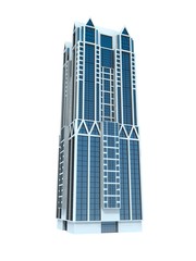 single skyscraper