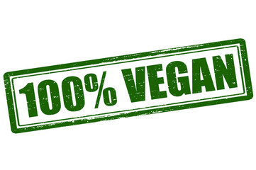 One hundred percent vegan