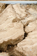 Natural disasters, landslides during in the rainy season