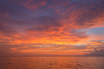 Sunset sky