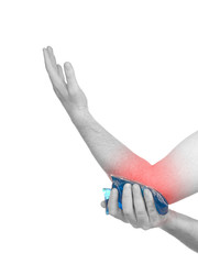 Ice Packs for Pain Relief on elbow