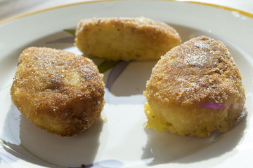 croquettes of potatoes