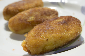 croquettes of potatoes
