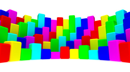 Fototapeta premium Background Abstract image color full.